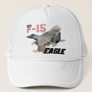 Boné F-15C Eagle USAF Background Bald Eagle