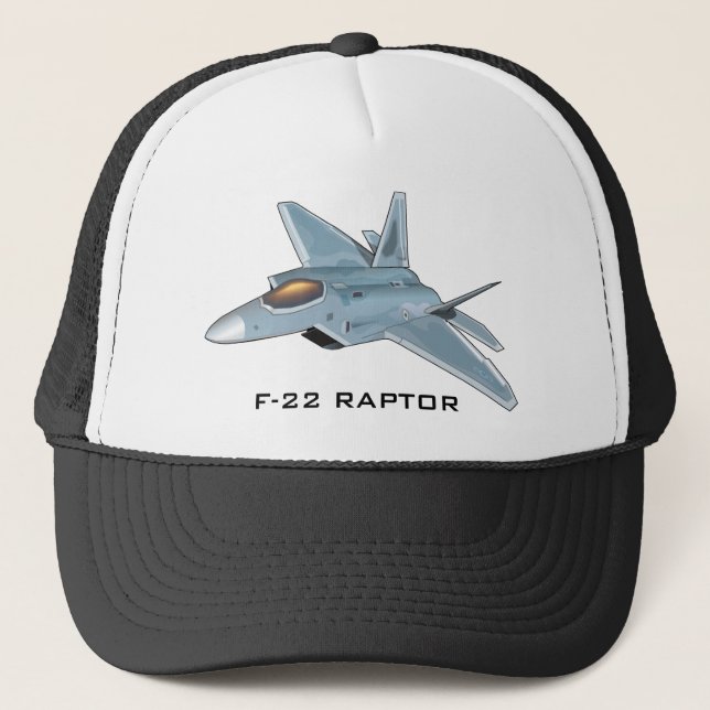 Boné F-22 RAPTOR Trucker Hat (Frente)