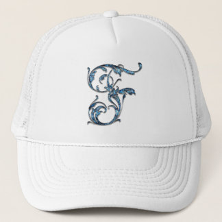 Boné F alphabet letter personalized HAT 