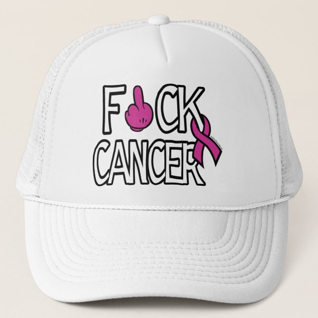 Boné F#CANCER CK...Cancer da mama (Frente)