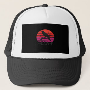 Boné F-Caw-F Corvo Engraçado Clássico Minimal Limpo