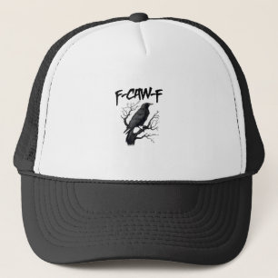 Boné F Caw F Corvo, F-Caw-F Meme de Pássaro Engraçado