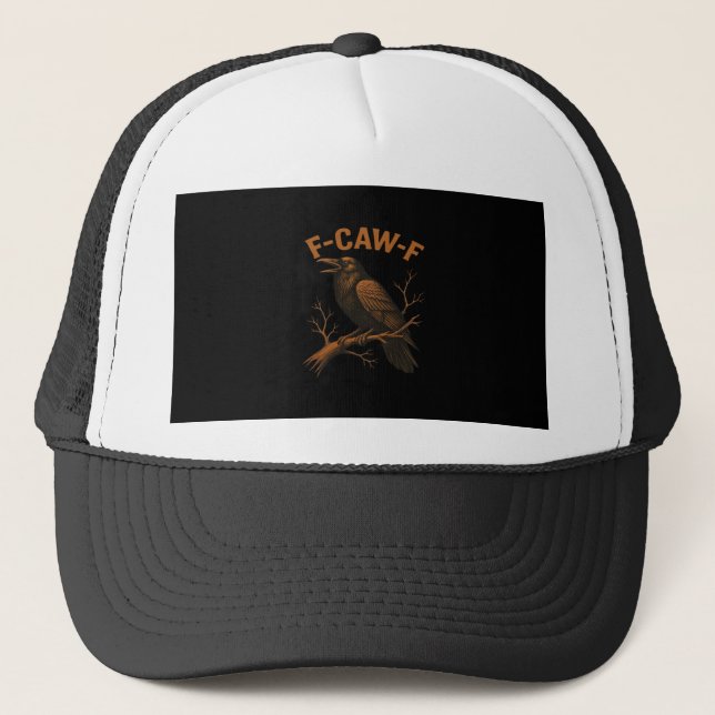 Boné F-Caw-F Crow Funny Crow Lover Humor Bird Classic (Frente)