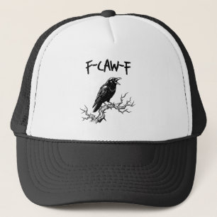 Boné F-Caw-F Crow Raven Pun