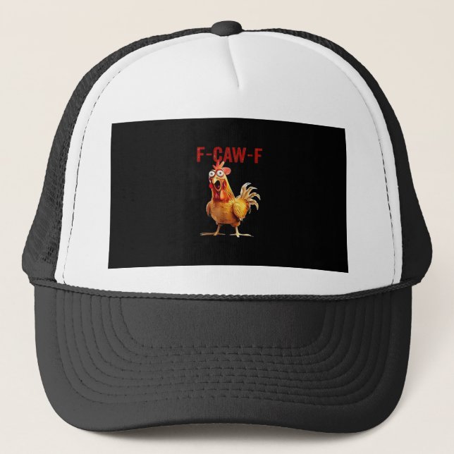 Boné F-Caw-F Frango Clássico Arte Vintage (Frente)