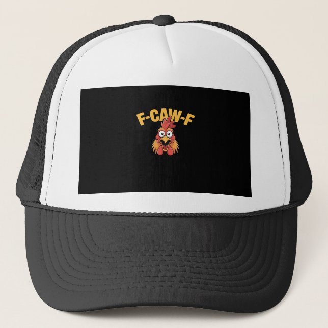 Boné F-Caw-F Frango Frango Engraçado Casual Fashion (Frente)