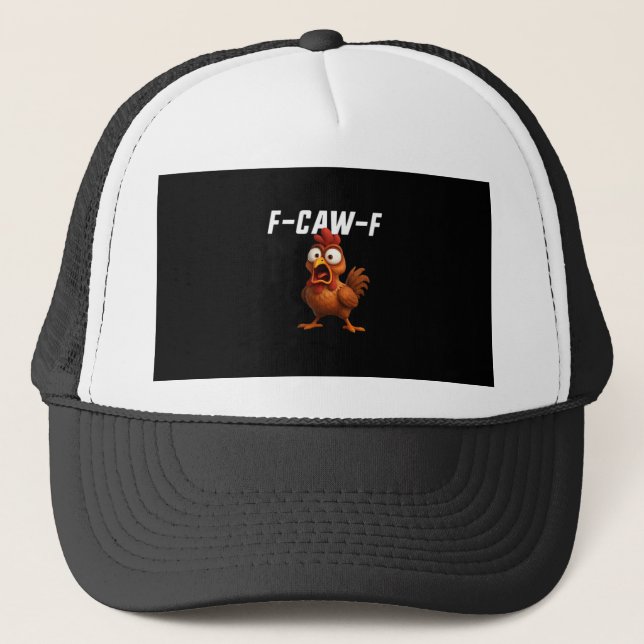 Boné F-Caw-F Frango Frango Engraçado F-Caw-F Acessório  (Frente)