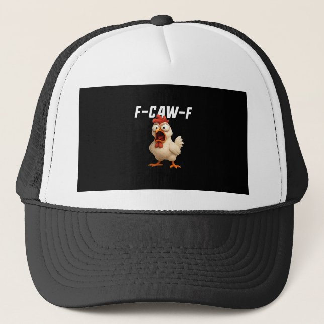 Boné F-Caw-F Frango Frango Engraçado F-Caw-F Acessórios (Frente)