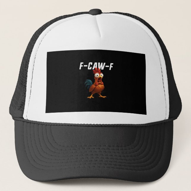 Boné F-Caw-F Frango Frango Engraçado F-Caw-F Acessórios (Frente)