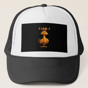 Boné F-Caw-F-Frango Minimalista Limpo Essencial