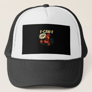 Boné F Caw F Funny Angry Rooster Graphic Retro Style