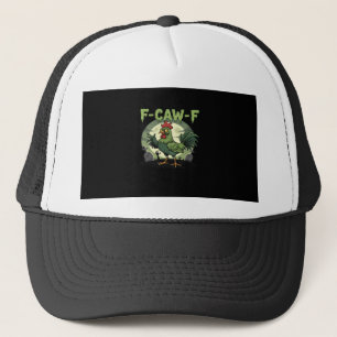 Boné F Caw F Galinha Engraçada Halloween Vintage Clássi