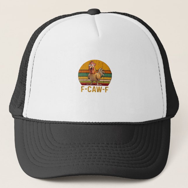 Boné F-Caw-F Humor de Frango Essencial Minimal Limpo (Frente)