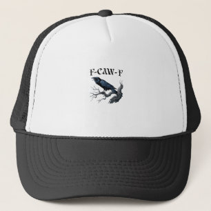 Boné F-Caw-F Pássaro Engraçado Corvo