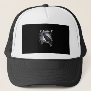 Boné F Caw F Pássaro Engraçado Corvo Design Criativo Ca
