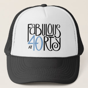 Boné Fabuloso chapéu azul preto de 40