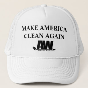 Boné Faça a América outra vez o chapéu limpo