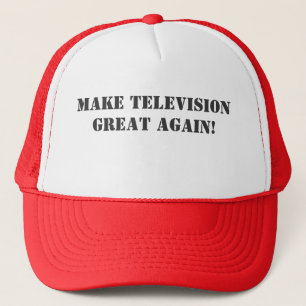 Boné Faça o excelente da televisão outra vez!