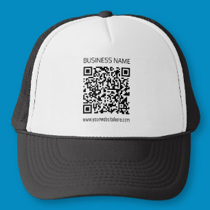 Boné Faça um Código QR Empresarial Instantaneamente & T