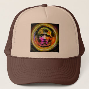 Boné Face cósmica Pintura surreal