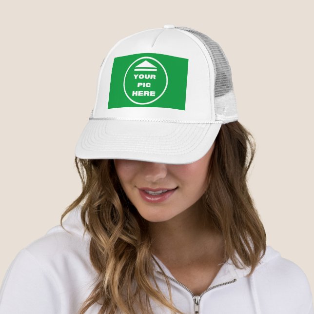 Boné FÁCIL! Trucker Hat - Branco - Personalizar (In Situ)