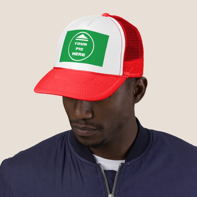 Boné FÁCIL! Trucker Hat - Vermelho - Personalizar (In Situ)