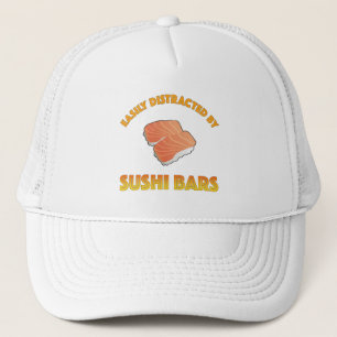 Boné Facilmente Distraído Por Barras De Sushi