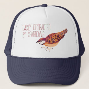Boné Facilmente distraído por Sparrows