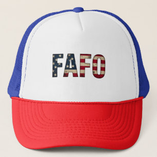 Boné FAFO afligiu a declaração política de bandeira dos