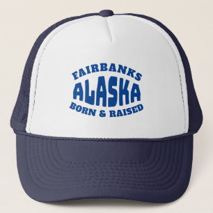 Boné Fairbanks Alaska Nascer e Raised