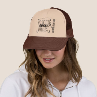 Boné Faith Over Fear blessed Hat