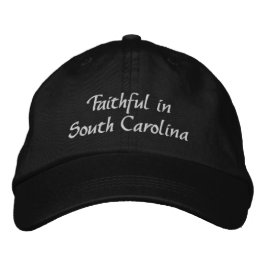 Boné Faithful in Carolina Christian Embroidered Hat