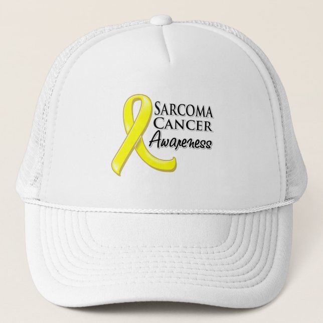 Boné Faixa de Sensibilização do Cancer Sarcoma (Frente)