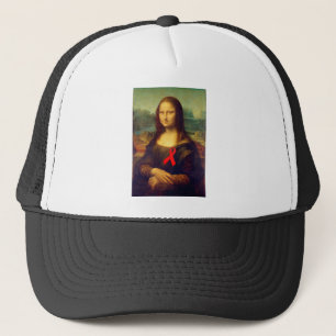 Boné Faixa Vermelha Mona Lisa