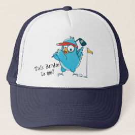 Boné Fale com Birdie para mim, Golfing Trucker Hat