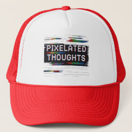 Boné Falha de 8 bits - Chapéu do Caminhoneiro Externo d