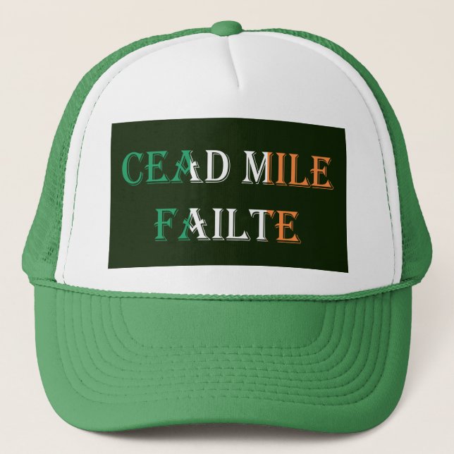 Boné Falha de Cead Mile no Irish Flag Thcnt (Frente)