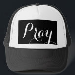 Boné fancy PRAY script lettering |<br><div class="desc">fancy PRAY script lettering; personalize with your own special message!</div>