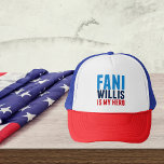 Boné Fani Willis é o meu Herói<br><div class="desc">Fani Willis é o meu chapéu Herói. Obrigado,  democrata da Geórgia,  Fani Willis,  por lutar contra Donald Trump.</div>