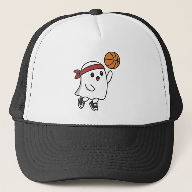 Boné Fantasma de Basquete Spooky (Frente)