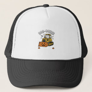 Boné Fantasma de Halloween Boo Dozer Bulldozer Divertid