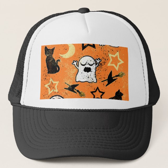 Boné Fantasmas e Gatos Pintados (Frente)