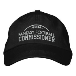 Boné Fantasy Football Fan Gear com Comissário