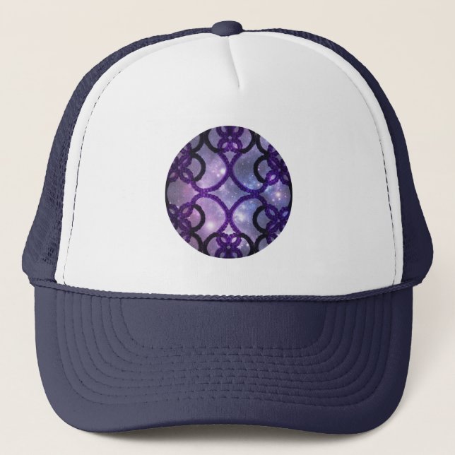Boné Fantasy Purple Tatando Lace Night Sky (Frente)