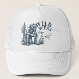 Boné Faroeste Alta Ansiedade | Design Western Engraçado