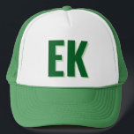 Boné Favor da Festa de solteira de praia do monograma s<br><div class="desc">O monograma da Festa de solteira de praia favorece o chapéu do caminhoneiro</div>