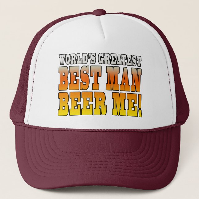 Boné Favores de festas de casamento: O grande melhor (Frente)