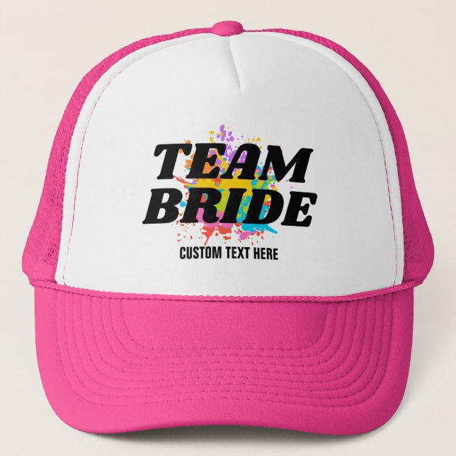 Boné Favoritos da Equipe da Noiva Personalizados para a (Frente)