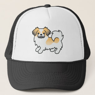 Boné Fawn Sable Partier-Color Tibetan Spaniel Cão De Ca