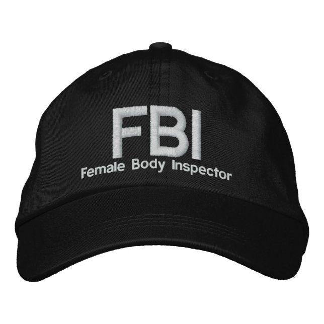 BONÉ FBI (Frente)